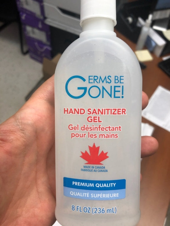Hand Sanitizer - 236mL Sold by Pallet only! GERMS BE GONE